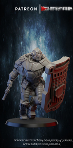 Adeptus Arbites Имперский арбитр №4 с ножом и винтовкой миниатюра для dnd, днд, pathfinder, фентези, Настольная игра, НРИ, Варгейм, РПГ