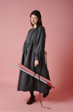 Платье с асимметричной рюшей "Герда"