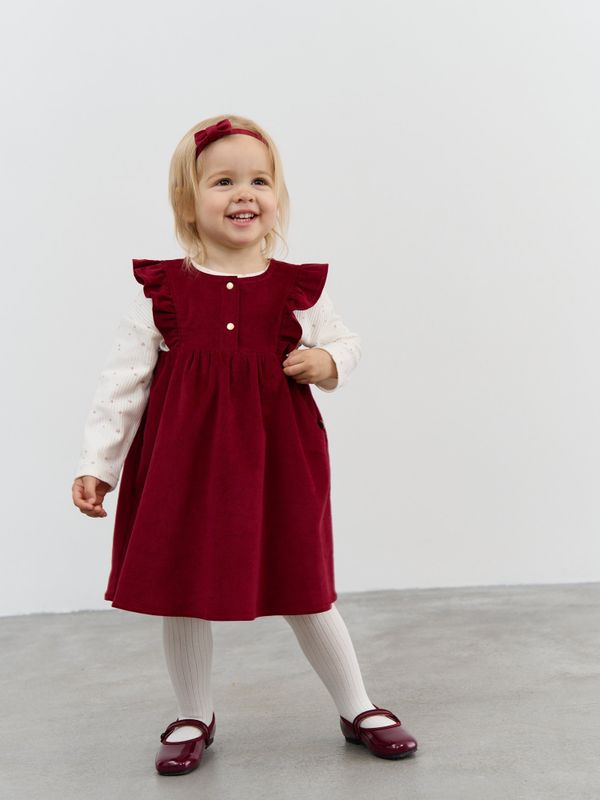 Сарафан вельветовый с крылышками 