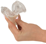 Прозрачная насадка на пенис Piss Play Sleeve для игр с мочеиспусканием (Цвет: прозрачный)