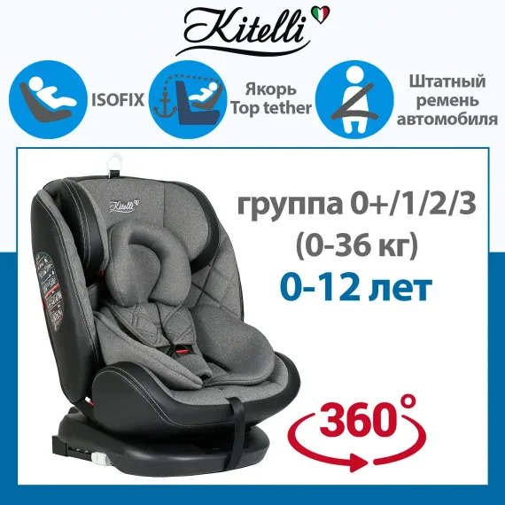 Автокресло Kitelli Stello Isofix 0+/1/2/3 (0-36 кг)