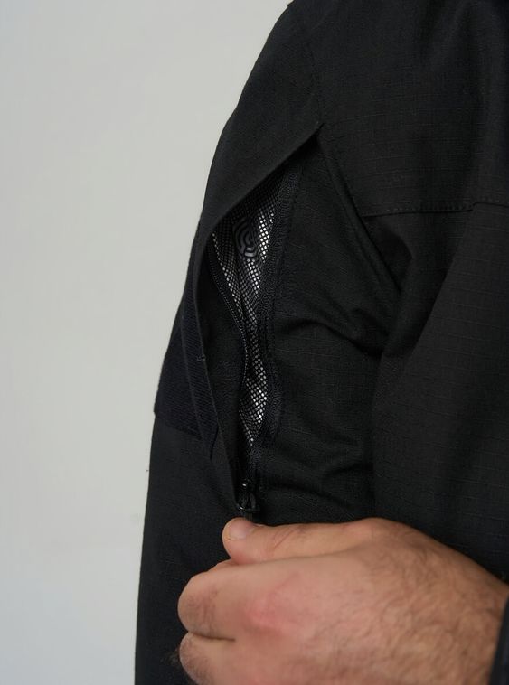 Тактическая зимняя куртка (Бушлат) с фольгой Черный