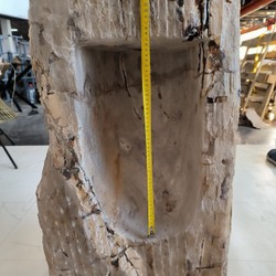 Раковина напольная из окаменелого дерева ODN-04178 (48*41*90 см)