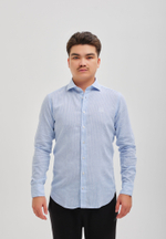 Рубашка мужская Лен LIGHT BLUE