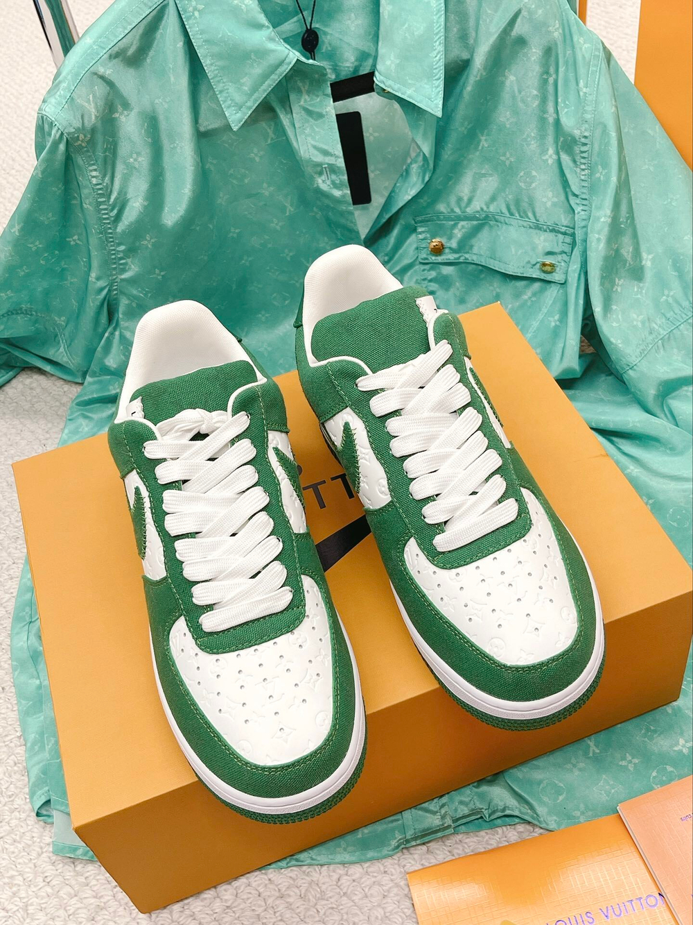 Louis Vuitton and Nike Air Force
