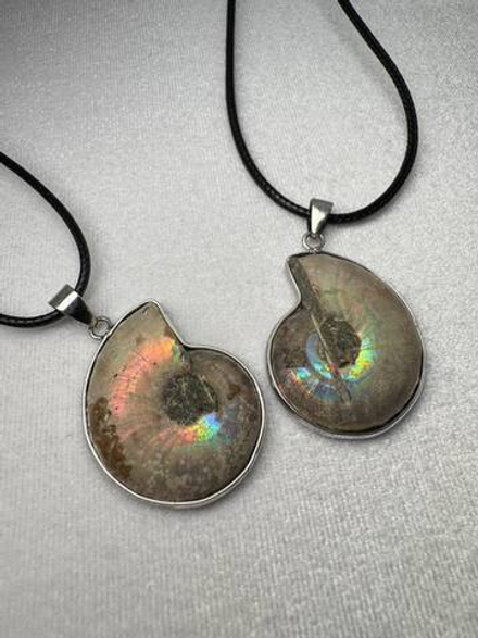 Кулоны из Аммонита (парные)