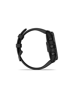 Garmin Fenix 7X Sapphire Solar Black титановый DLC с силиконовым ремешком (010-02541-23)