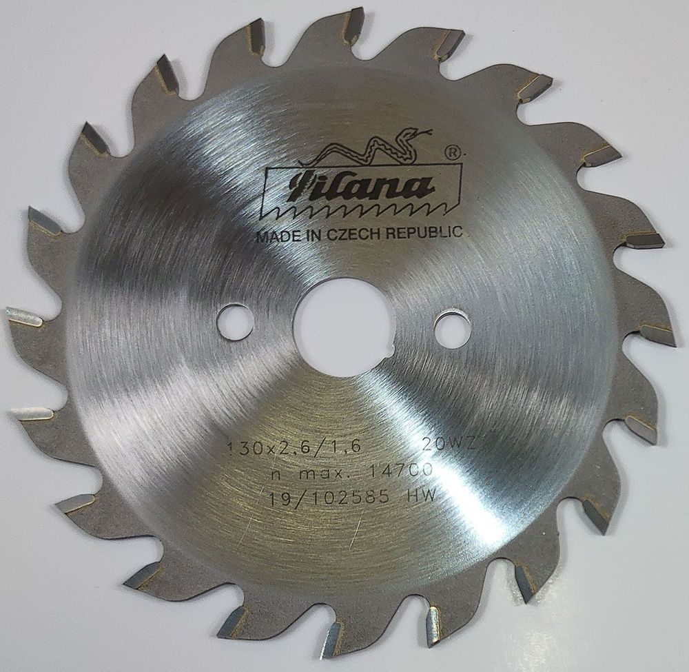 Пила дисковая TCT "Pilana" 130x2.6/1.6x20 z20 91 WZ