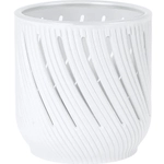 Кашпо для цветов пластиковое 3,1л d-16,8см «Fleurs» Белый