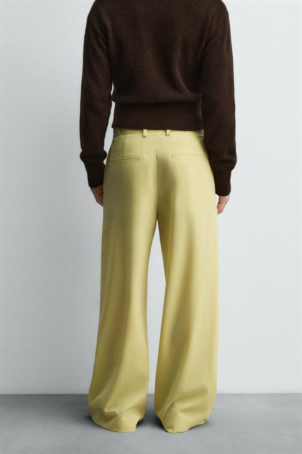 ZARA HARRY LAMBERT X DISNEY БРЮКИ СВОБОДНОГО КРОЯ, ЖЕЛТЫЙ