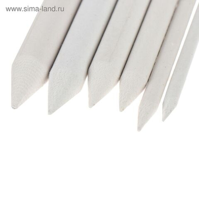 Растушевщик бумажный, набор 6 штук (d: 1, 2, 3, 4, 5, 6, мм) ЗХК Невская палитра