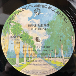 Винтажная виниловая пластинка LP Deep Purple Purple Passages (Japan 1974) (No Obi) Mandrake Root