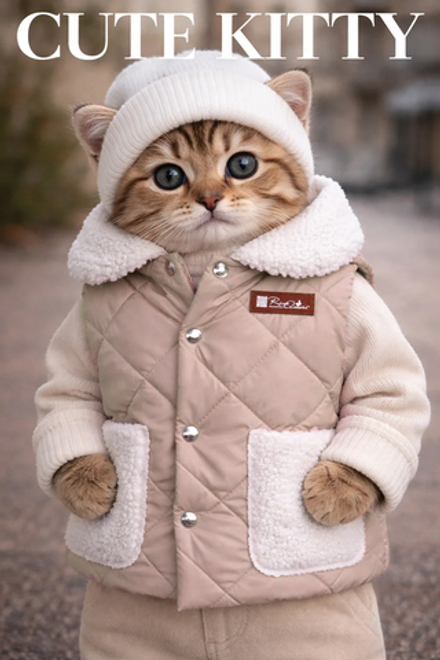 Жилет стеганый Латте RinaAmari