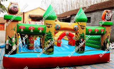 Надувной батут "Медвежата"