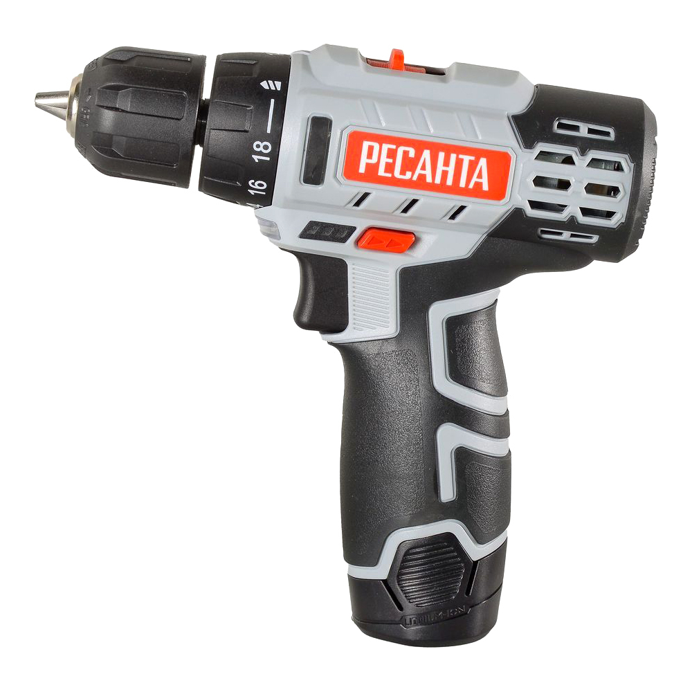 Дрель-шуруповерт аккумуляторная Ресанта ДА-12-2ЛК