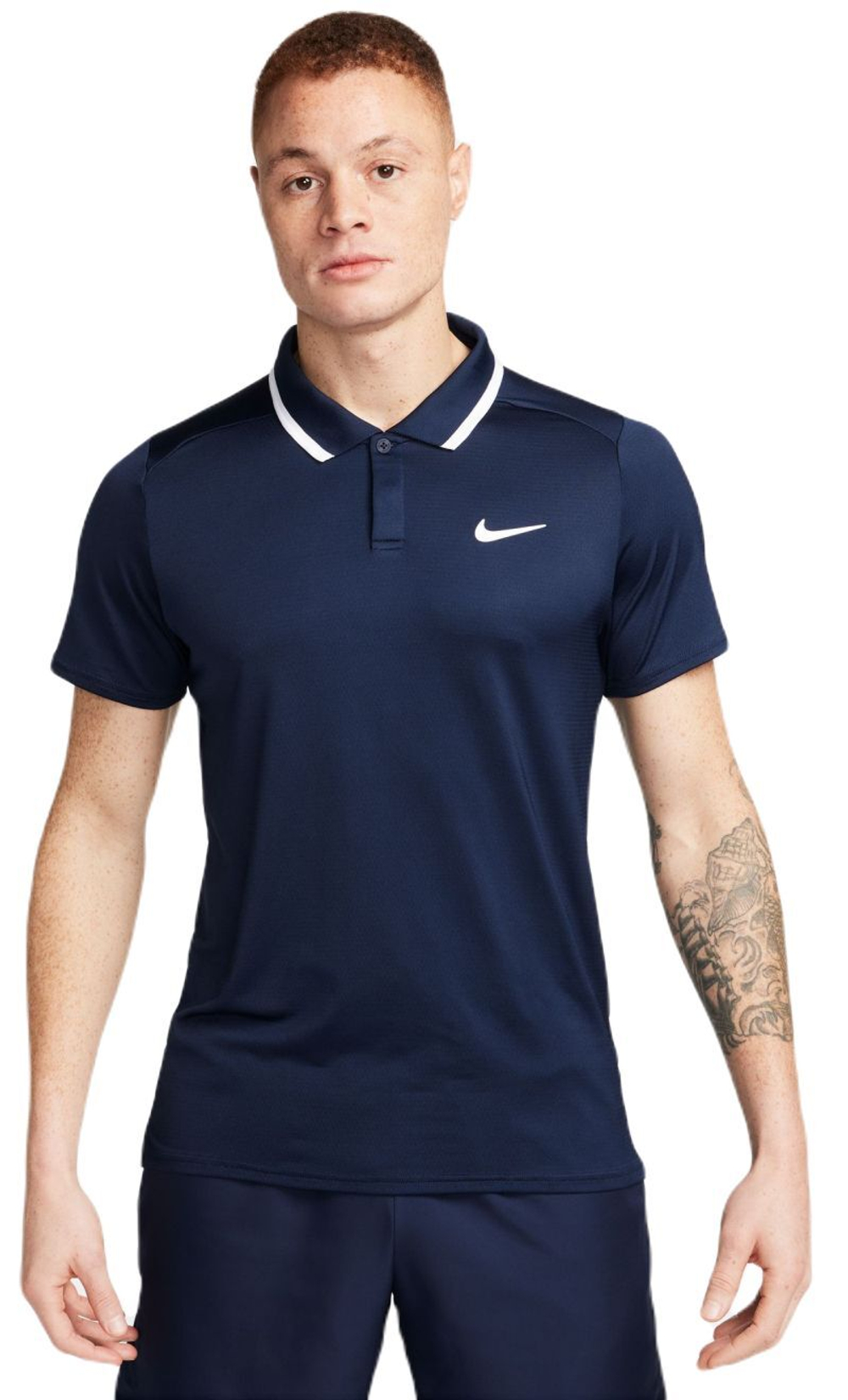 Мужское теннисное поло Nike Court Dri-Fit Advantage Polo - небесный