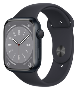 Apple Watch Series 8 GPS 45mm Midnight/Black Sport Band