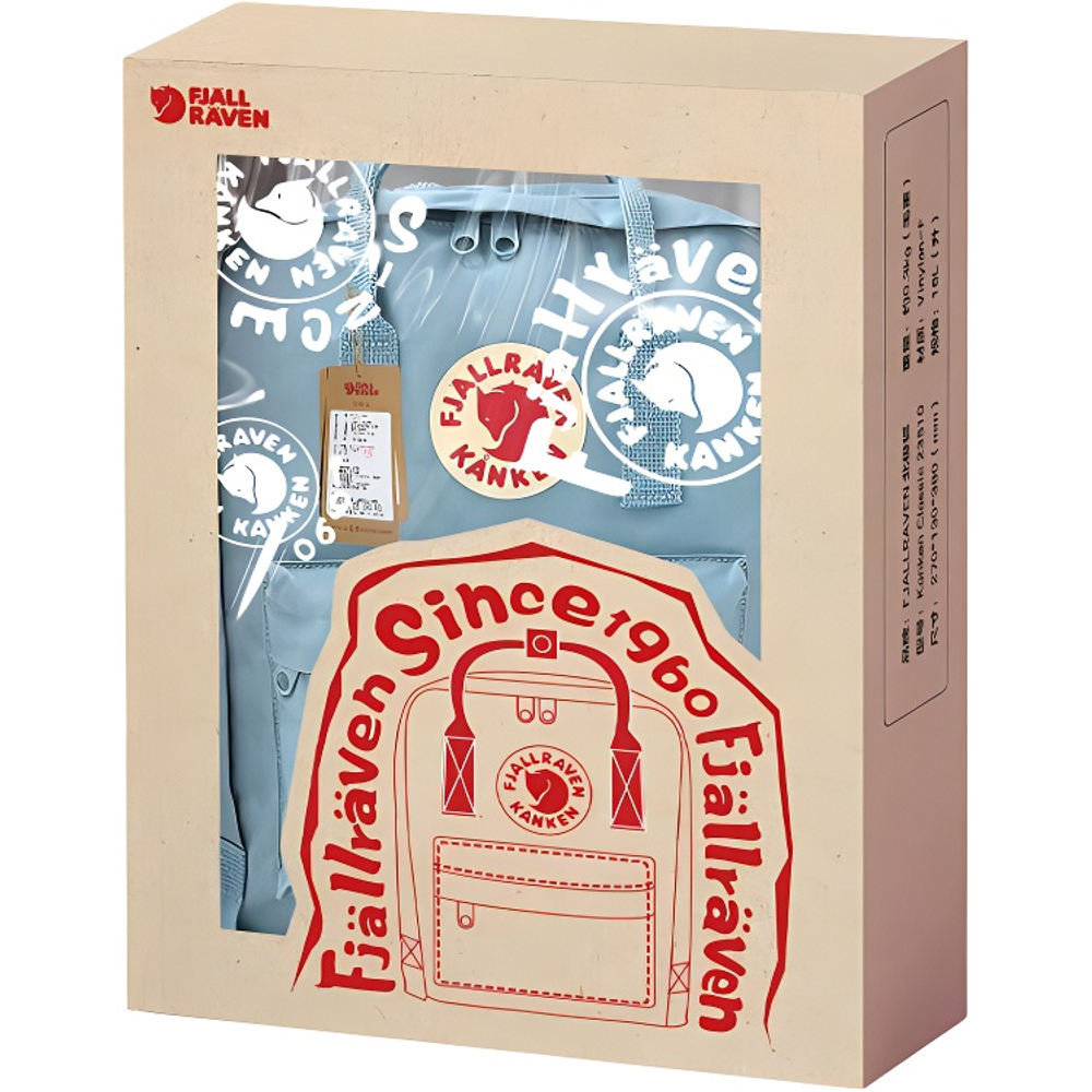 Fjallraven 16L Backpack Outdoor Bag Polyester Sky Blue Unisex