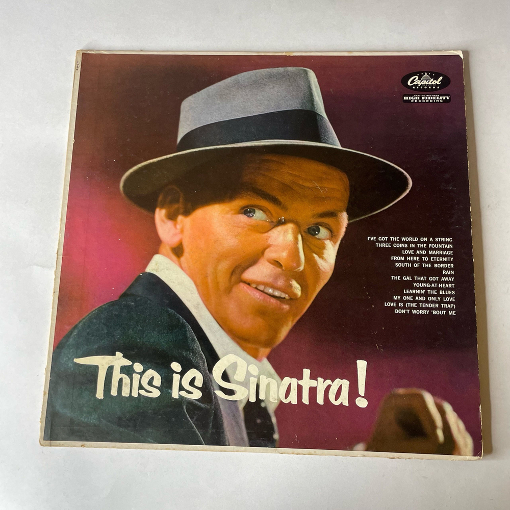 Винтажная виниловая пластинка LP Frank Sinatra, This Is Sinatra (США 1958)