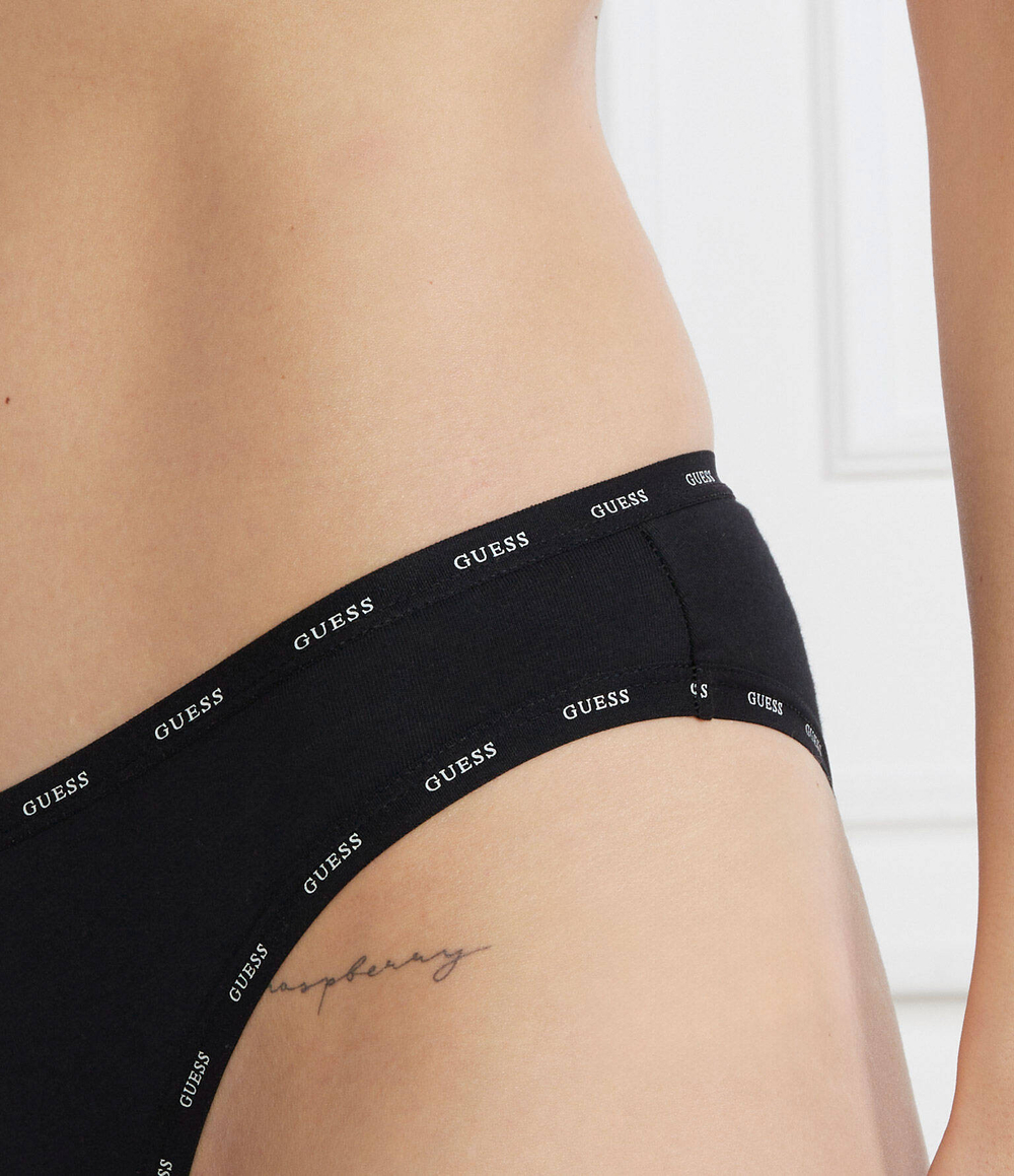 Трусики-бразилианки 3 шт. Guess Underwear - черный(O4GG24 K6YW1)