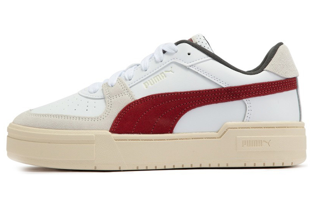 PUMA Ca Pro Ivy League "White Intense Red"