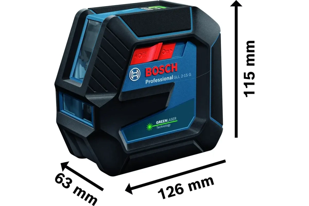 Лазерный нивелир Bosch GLL 2-15 G + LB 10 + BT 150 штатив (0601063W01)