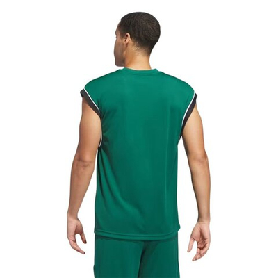 Баскетбольная футболка adidas Basketball All-World Sleeveless Tank Green
