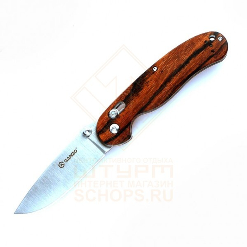 Нож складной Ganzo G727M, Wood