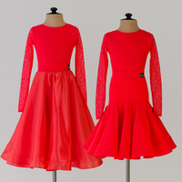 Duet 16-12-02-AC | Танцевальный комплект с двумя юбочками для спортивных бальных танцев | Vasileva Dance