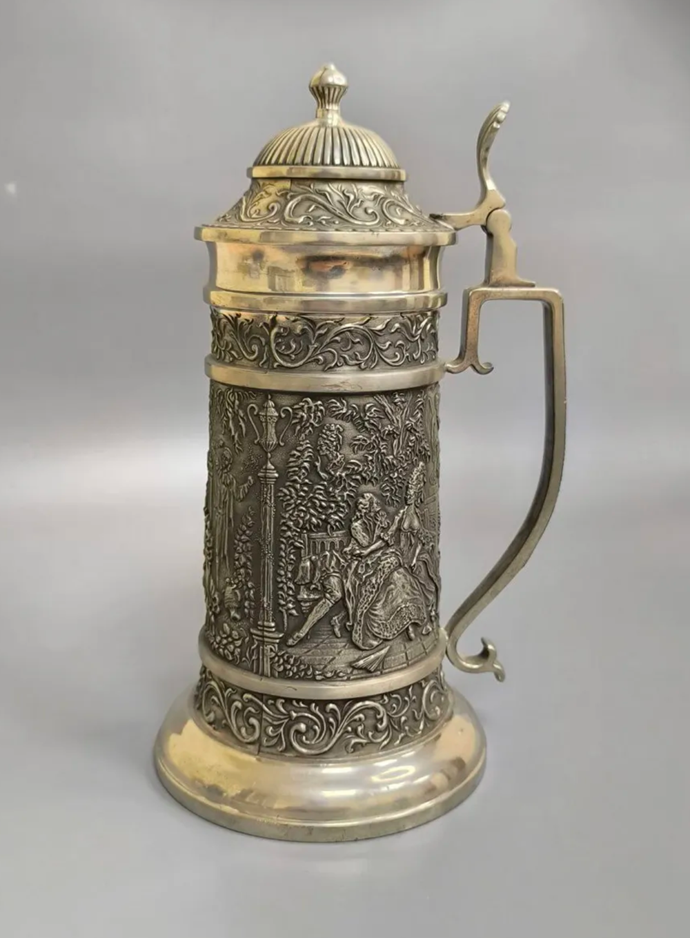 Кружка для пива (большая) "Романтика" Германия BMF - ZINN