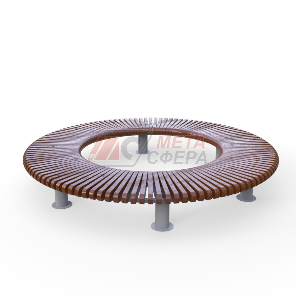 Лавка Rail Road 01 круг