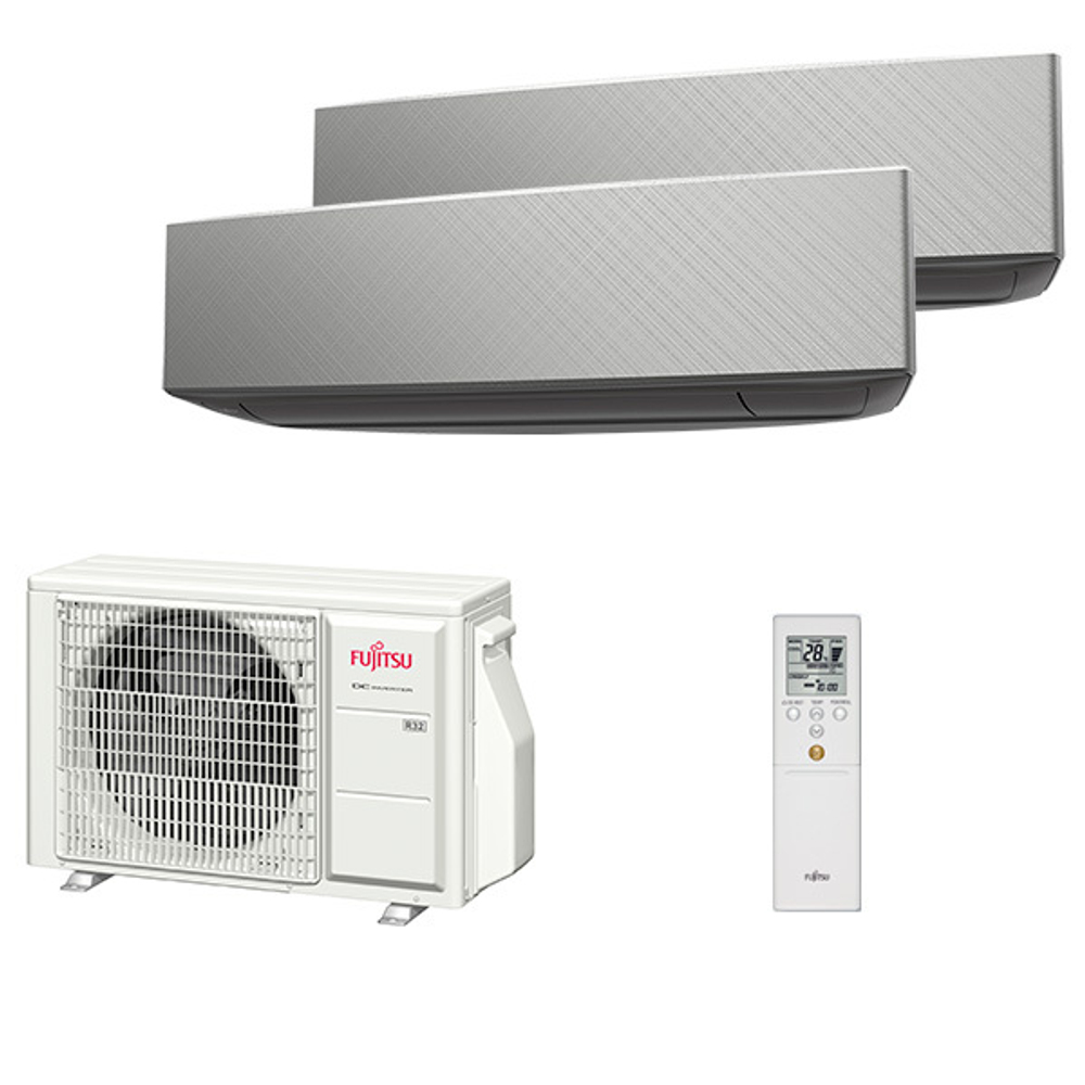 Мультисплит система на 2 комнаты Fujitsu ASYG07KETA-B x 2 / AOYG14KBTA2