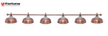 Светильник Fortuna Crown Red Bronze 6 плафонов