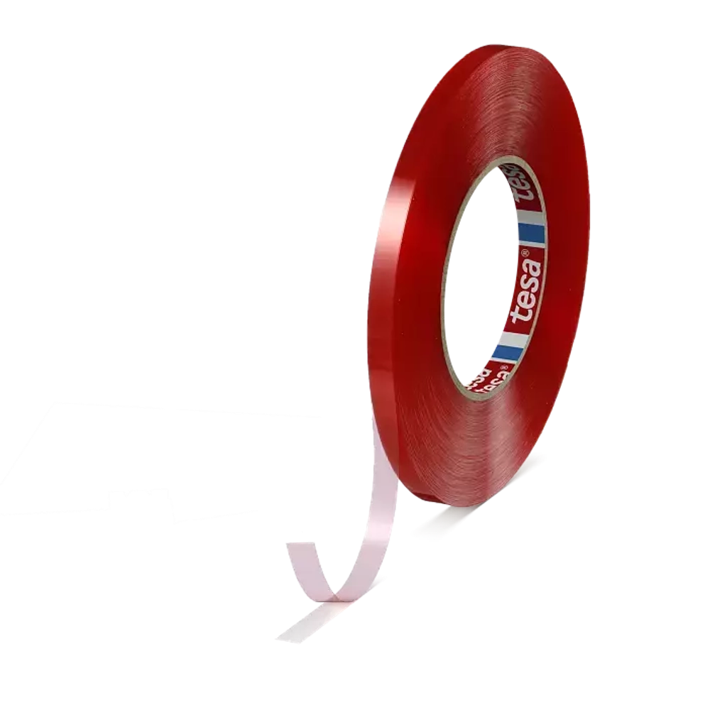 Двусторонняя лента на ПЭТ основе Folsen® 03540, 200мкм, 80°С, прозрачная