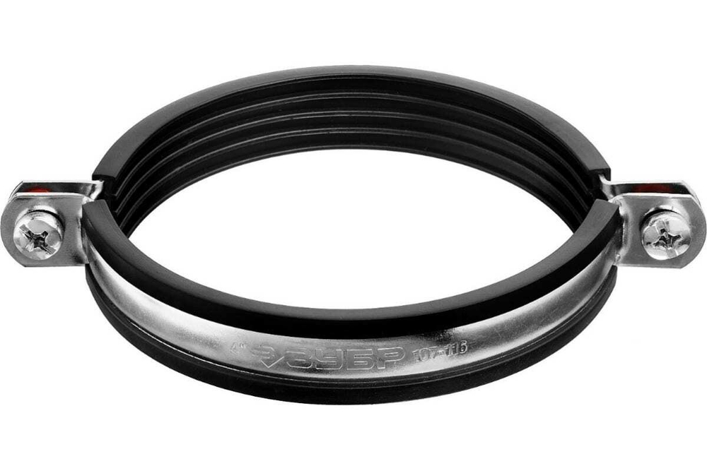 Трубный хомут с гайкой ЗУБР 3/8", 10 штук, оцинкованный 37850-15-19
