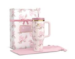 Termos \ Термос Stanley x LoveShackFancy Flowstate Quencher Pink 1.18 L