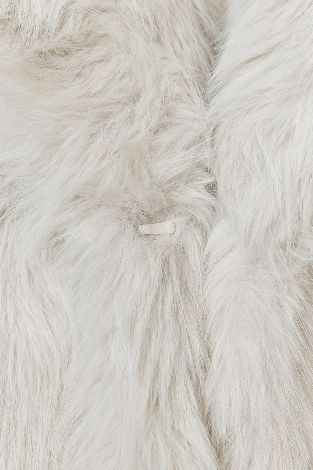 ZARA ШУБА ИЗ ИСКУССТВЕННОГО МЕХА — ZW COLLECTION, ЭКРЮ