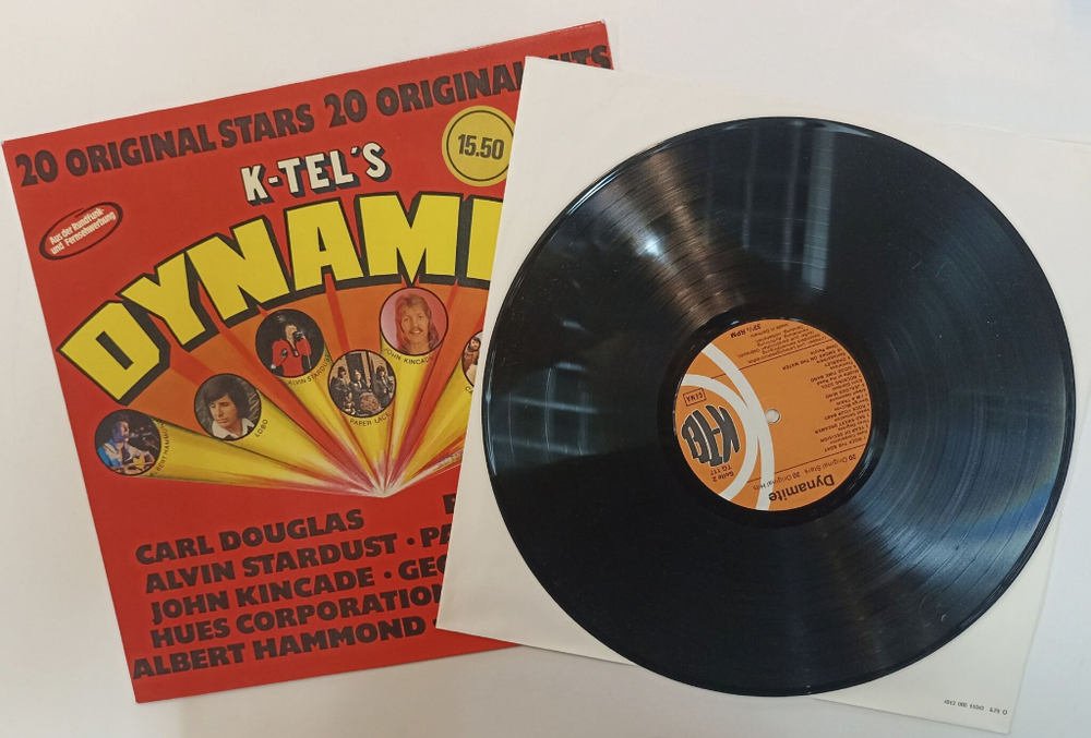 Винтажная виниловая пластинка LP Сборник K Tels Dynamite (Germany 1975)