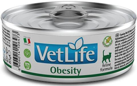 Farmina VetLife 85г конс. Obesity для кошек, для снижения избыточной массы тела
