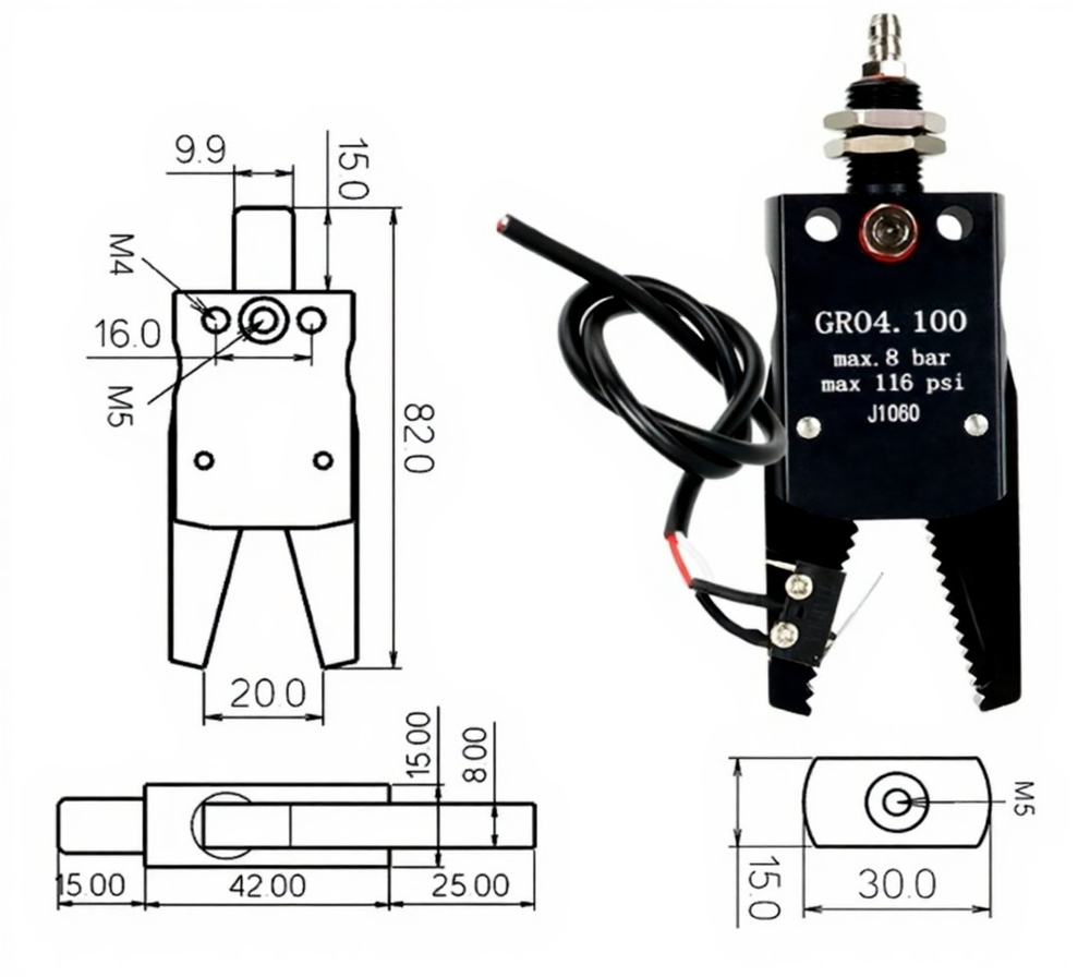 mini-A J1060WDAM10 – Мини захват литника