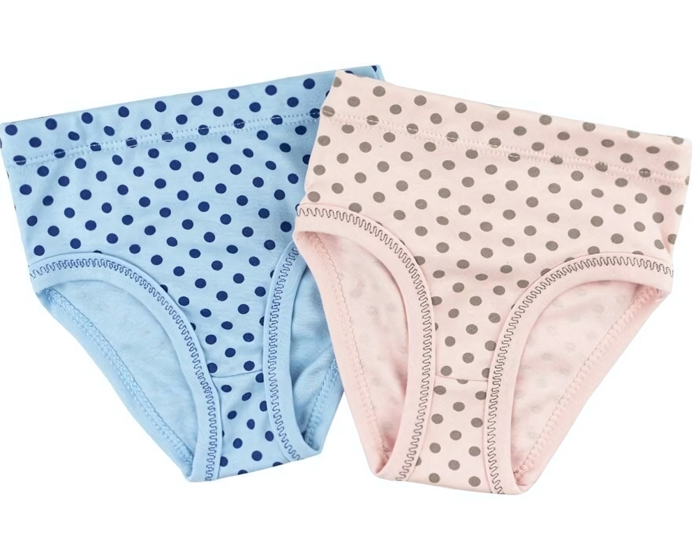 Трусы для девочек интерлок 00922002 р.104-110 в ассорт. (Юлла), 1 шт.