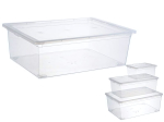 Ящик 25л с крышкой прозрачный, 530*370*180мм