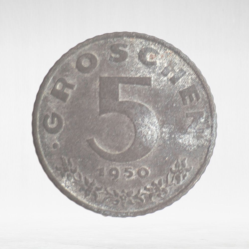 Austria, 5 Groschen, 1950, F