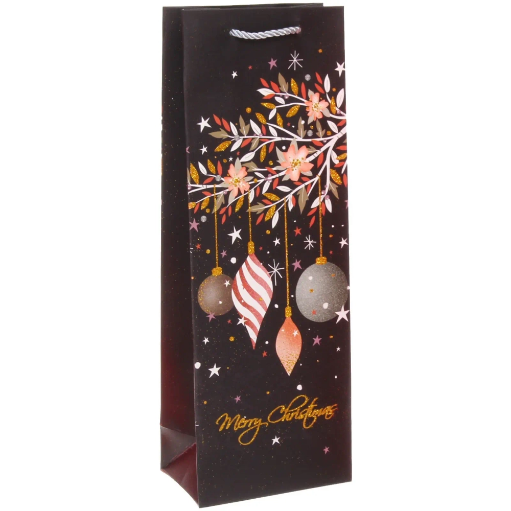 Пакет под бутылку «Зимняя сказка» 36*12,5*8,5 см