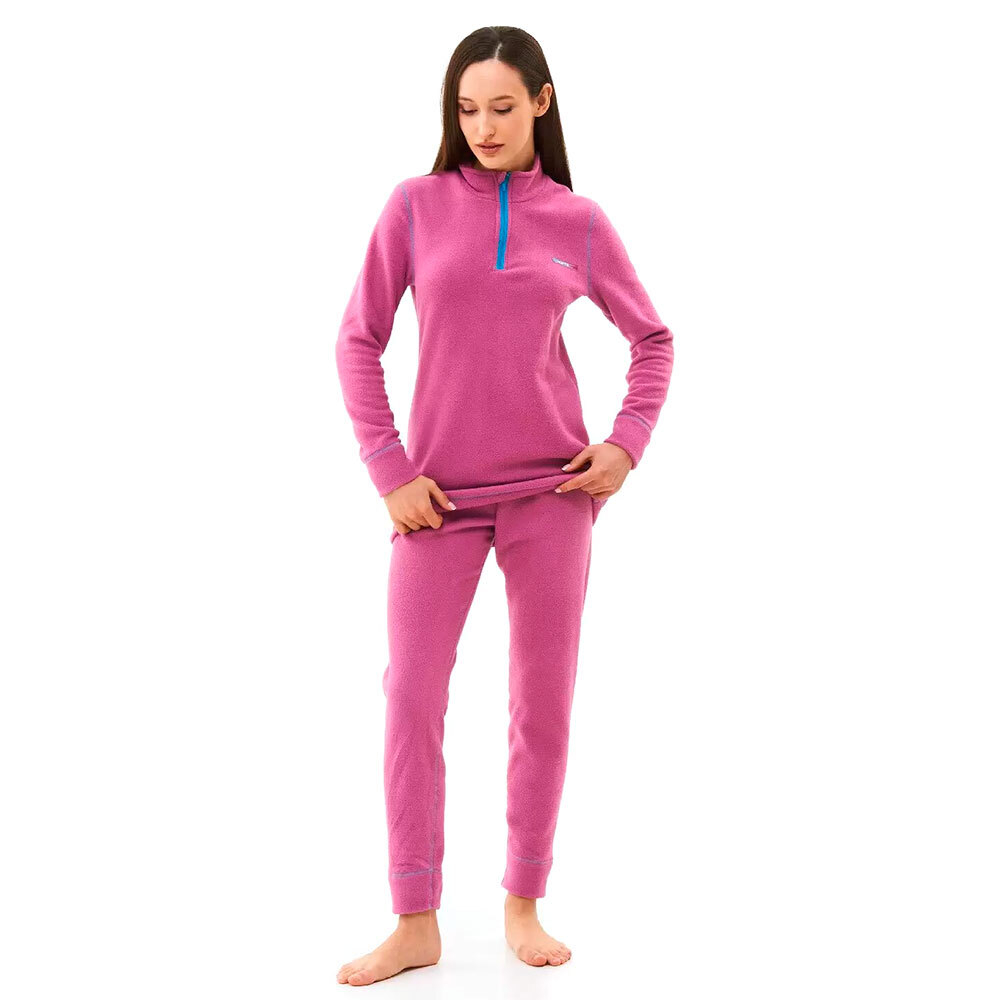 Термобелье женское THERMOLINE ZIP ТКАНЬ ФЛИС ЦВЕТ ФИОЛЕТ.ХАНСМАН (-40С)