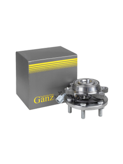 Ступица передняя в сборе L=R (c датчиком ABS) для NISSAN Pathfinder(R51) 2.5D-4.0 (05-)/Navara(D40) GANZ GIK05074