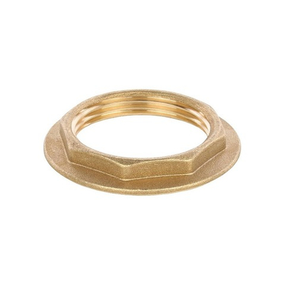 Контргайка с упором STOUT SFT 0023 - 1"1/4 (для стальных труб, латунь без покрытия)