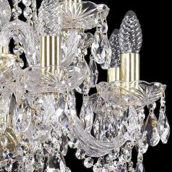 Подвесная люстра Bohemia Ivele Crystal 1402 1402/8+4/160/2d/G