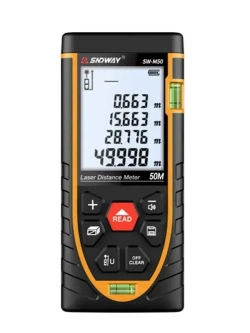 Дальномер лазерный 50м SNDWAY SW-M50, 1.5 мм