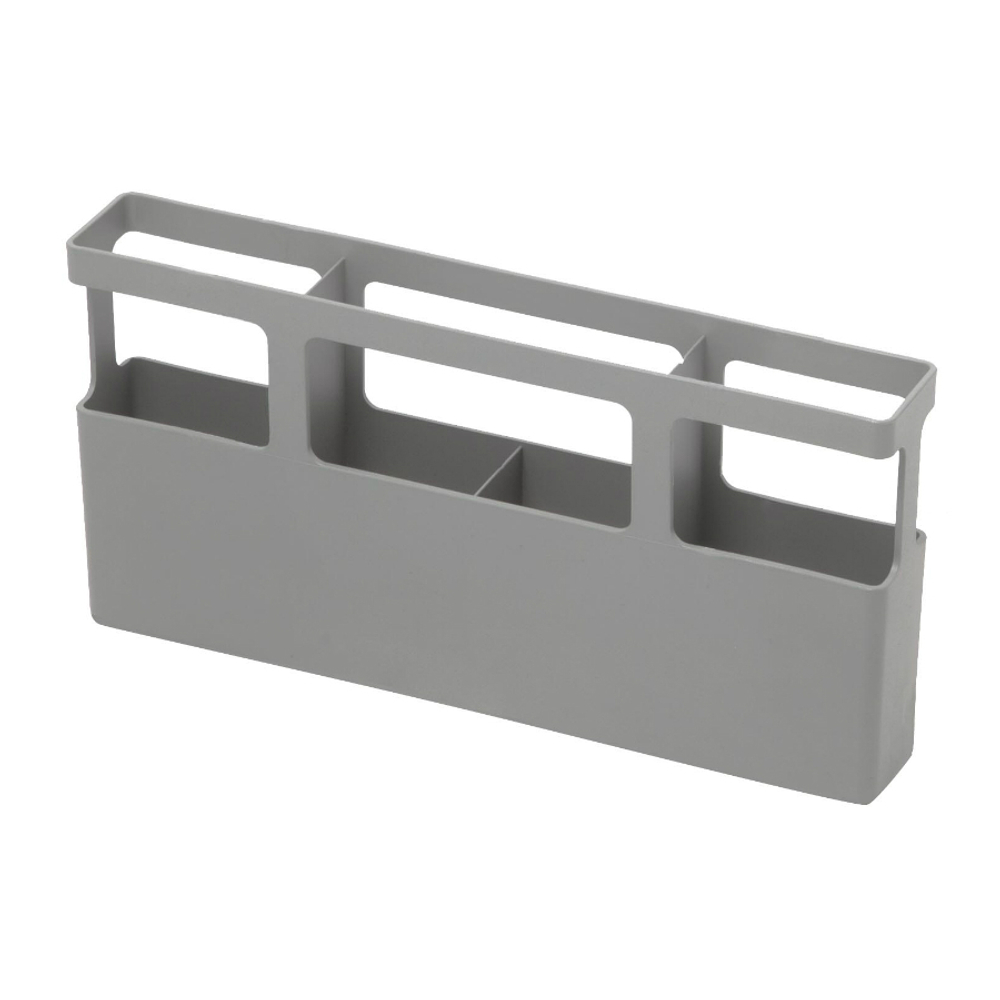 Коврик для сушки посуды с подставкой udry, 46х27,3х61 см, темно-серый